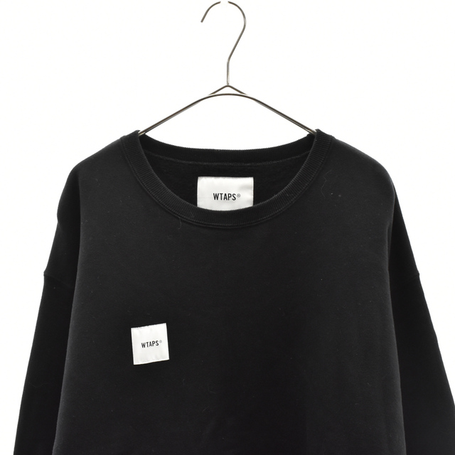 W)taps(ダブルタップス)のWTAPS ダブルタップス 20AW HOME BASE CREW NECK クルーネック スウェット トレーナー ブラック 202ATDT-CSM09 メンズのトップス(スウェット)の商品写真