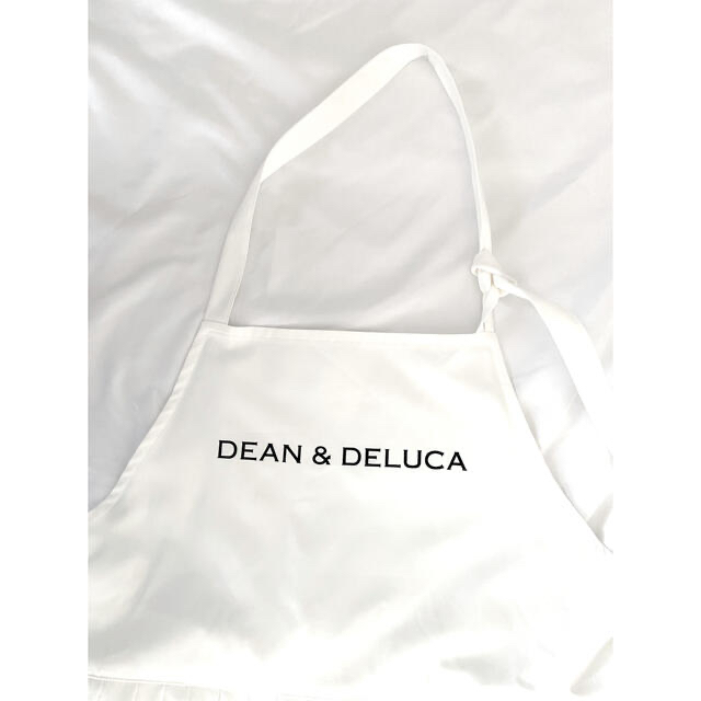 beamsコラボ　DEAN &DELUCA プリーツエプロン　ホワイト　未使用