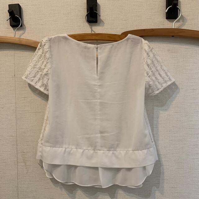 UNTITLED(アンタイトル)の【untitled】白レースブラウス レディースのトップス(シャツ/ブラウス(半袖/袖なし))の商品写真