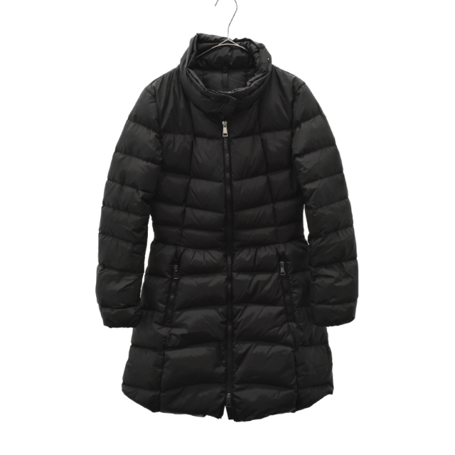 MONCLER モンクレール 18AW HIRONDELLE イロンデール ブルー付 ジップアップロングダウンコート ブラック D20934934520