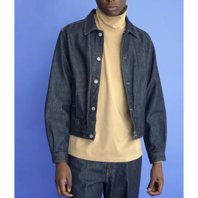 AURALEE WASHED HARD TWIST DENIM BLOUSON AURALEE WASHED HARD TWIST DENIM BLOUSON