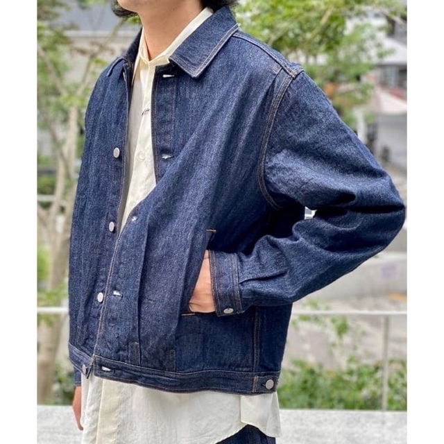 AURALEE 21aw HARD TWIST DENIM BLOUSON eva.gov.co