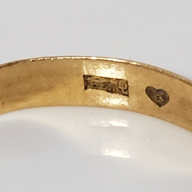 純金　指輪　フリーサイズ レディースのアクセサリー(リング(指輪))の商品写真