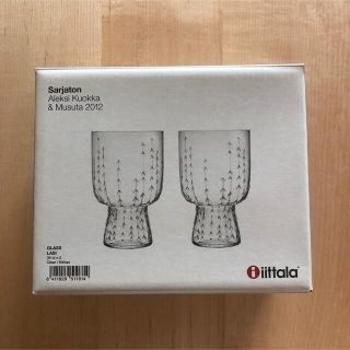 イッタラ(iittala)のiittala Sarjaton イッタラ　サルヤトン　グラス　クリア　ペア(グラス/カップ)