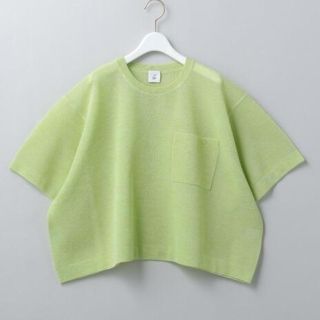 ロク(6 (ROKU))のroku SHORT WIDE KNIT PULLOVER(カットソー(半袖/袖なし))