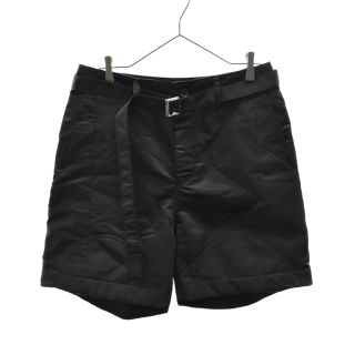 サカイ(sacai)のSacai サカイ 21SS ×Hank Willis Thomas LOVE OVER RULES ReMake SHORTS ハンクウィリストーマス ラブオーバールールズ リメイクショーツ パネル異素材ブロックハーフパンツ(ショートパンツ)