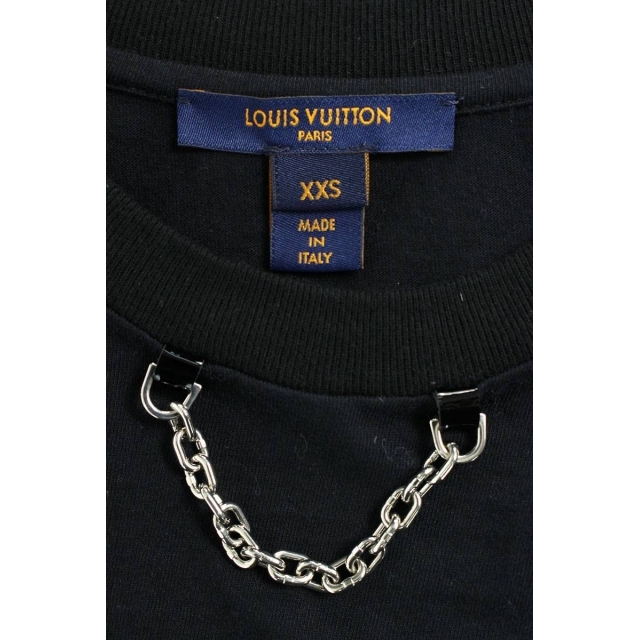 LOUIS VUITTON(ルイヴィトン)のルイヴィトン ICONS チェーン反転ロゴプリントTシャツ XXS レディースのトップス(Tシャツ(半袖/袖なし))の商品写真