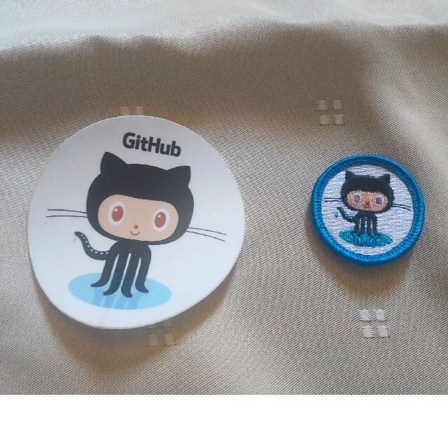 GitHub オクトキャット シール アップリケセット エンタメ/ホビーのおもちゃ/ぬいぐるみ(キャラクターグッズ)の商品写真