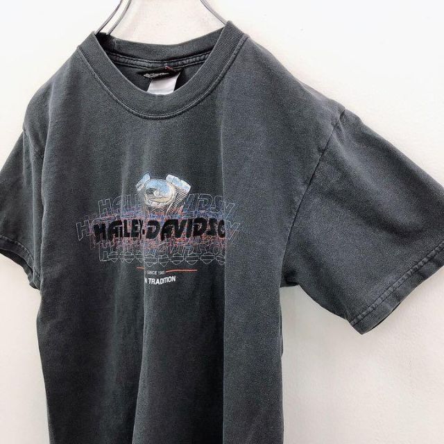 Harley Davidson - ハーレーダビッドソン 刺繍プリント半袖Tシャツ 