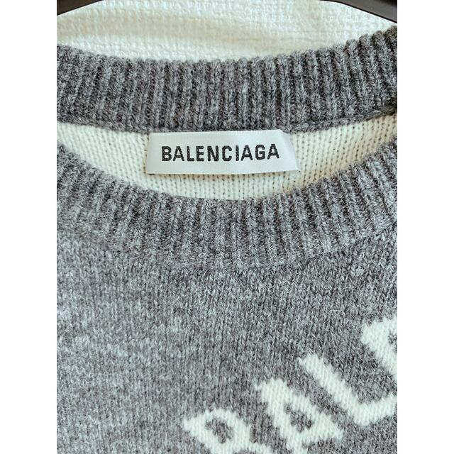 【BALENCIAGA】ウールジャガードニット 新品未使用