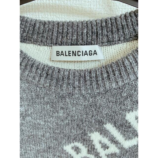 【BALENCIAGA】ウールジャガードニット　新品未使用