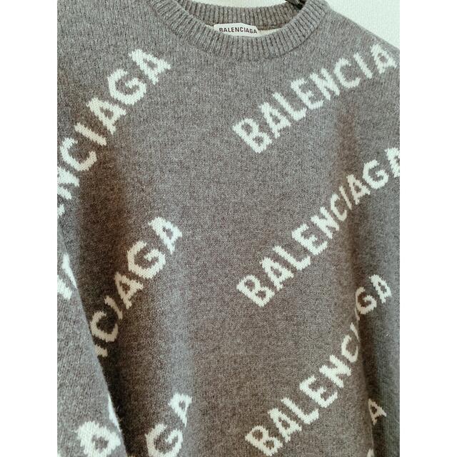 【BALENCIAGA】ウールジャガードニット　新品未使用