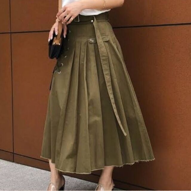 Ameri VINTAGE - 引越!AMERI PLEATS MILITARY SKIRTプリーツ