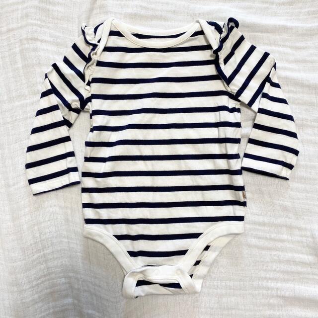 babyGAP(ベビーギャップ)のbabyGAP 長袖ロンパース　70 キッズ/ベビー/マタニティのベビー服(~85cm)(ロンパース)の商品写真