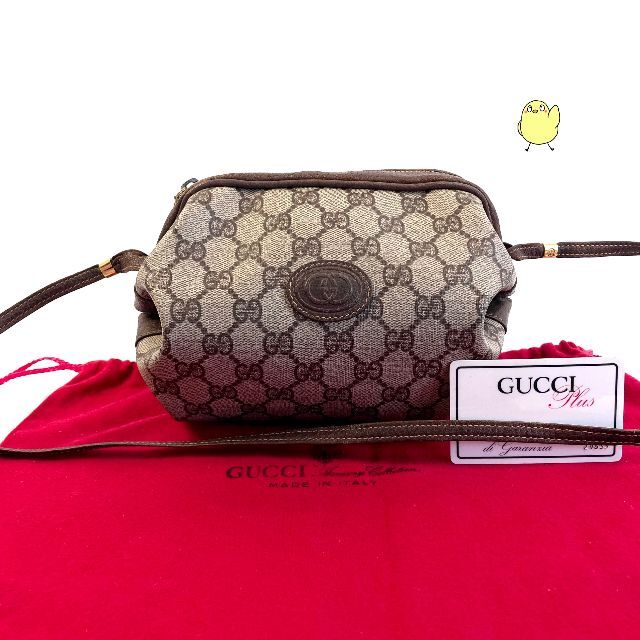 グッチ オールドグッチ ブラウン ショルダーバッグ GUCCI