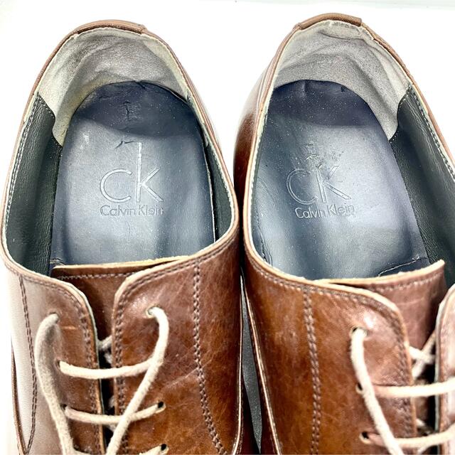 Calvin Klein(カルバンクライン)のCK カルバンクライン ビジネスシューズ ストレートリップ ブラウン メンズの靴/シューズ(ドレス/ビジネス)の商品写真