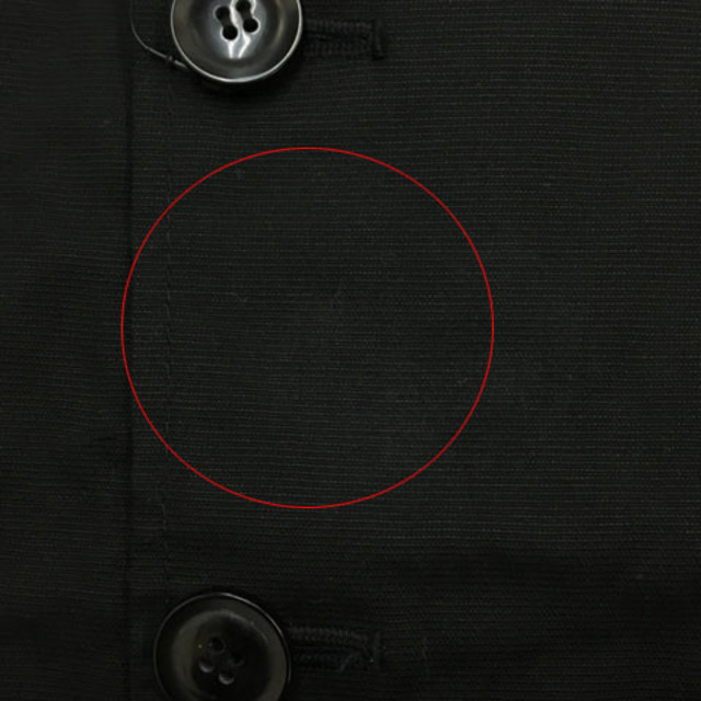 gaminerie(ギャミヌリィ)のギャミヌリィ ジャケット ステンカラー ダブル センターベント 長袖 2 黒 レディースのジャケット/アウター(その他)の商品写真