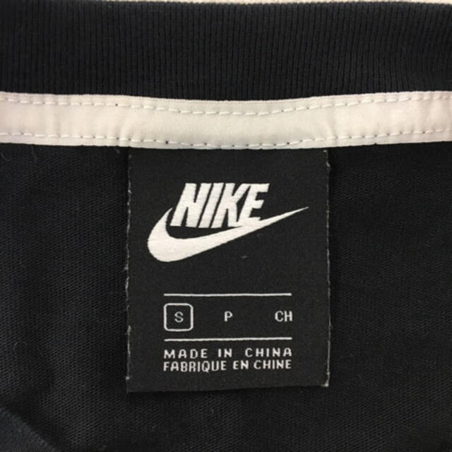 NIKE(ナイキ)のナイキ Tシャツ カットソー クルーネック オーバーサイズ 半袖 S 黒 白 レディースのトップス(Tシャツ(半袖/袖なし))の商品写真