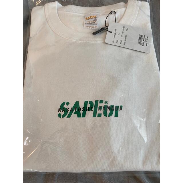 Supreme(シュプリーム)のSAPEur×MASATOSHI HAMADA　S/S TEE　グリーン　XL メンズのトップス(Tシャツ/カットソー(半袖/袖なし))の商品写真