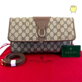 グッチ(Gucci)の美品 GUCCI グッチ オールドグッチ ショルダーバッグ ブラウン系(ショルダーバッグ)