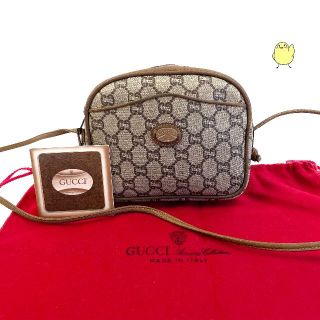 グッチ(Gucci)の極美品 GUCCI グッチ オールドグッチ GGプラス ショルダーバッグ(ショルダーバッグ)