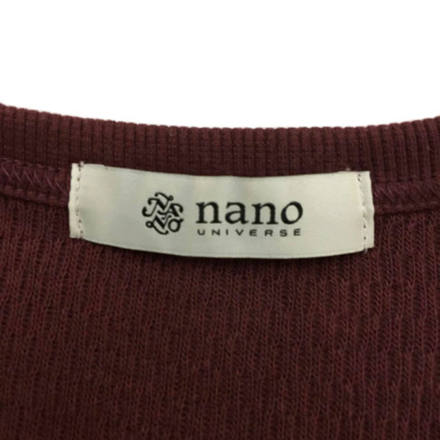 nano・universe(ナノユニバース)のナノユニバース ワンピース クルーネック ロング Iライン 無地 長袖 F レディースのワンピース(ロングワンピース/マキシワンピース)の商品写真