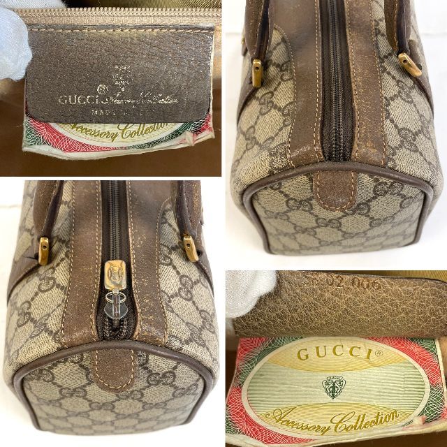 Gucci(グッチ)のGUCCI オールドグッチ ミニ ボストンバッグ グッチ シェリーライン レディースのバッグ(ハンドバッグ)の商品写真