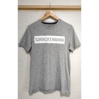 アルマーニエクスチェンジ(ARMANI EXCHANGE)の【美品】アルマーニエクスチェンジ丸ネックTシャツ　灰　Size S(M相当)(Tシャツ/カットソー(半袖/袖なし))