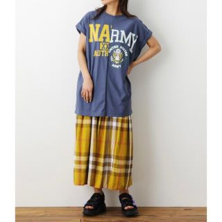 ロデオクラウンズワイドボウル(RODEO CROWNS WIDE BOWL)のNARMY カットワンピース(Tシャツ(半袖/袖なし))