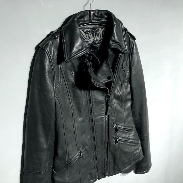 マッカージュ Mackage ラムレザー 羊革 ライダースジャケット