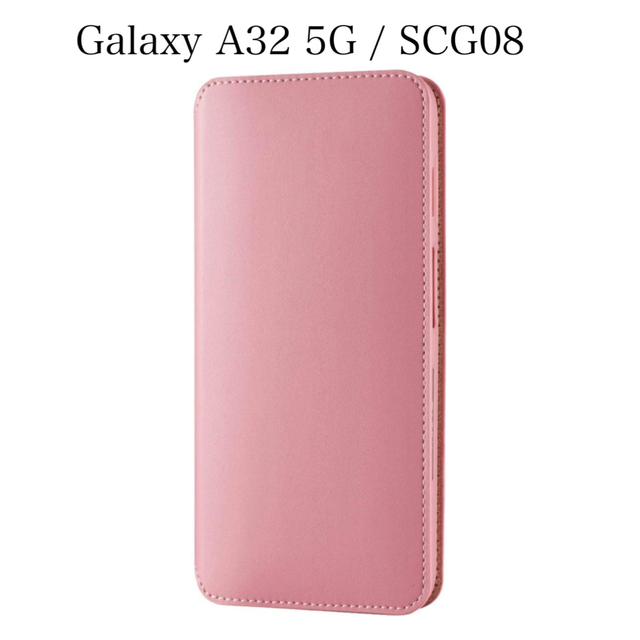 ELECOM(エレコム)のGalaxy A32 5G / SCG08  手帳型ケース　カバー　ピンク スマホ/家電/カメラのスマホアクセサリー(モバイルケース/カバー)の商品写真