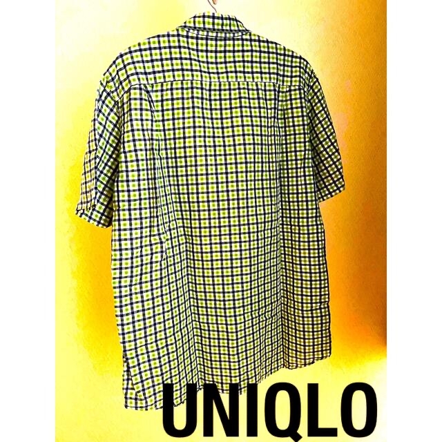 UNIQLO(ユニクロ)のUNIQLO ユニクロ　メンズ　XL チェック　シャツ　美品 メンズのトップス(シャツ)の商品写真