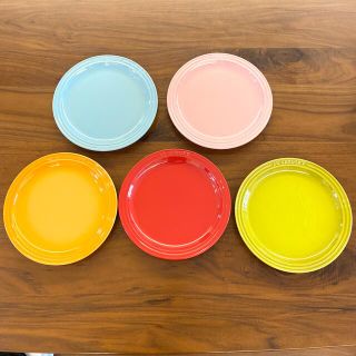 ルクルーゼ(LE CREUSET)のルクルーゼ  ラウンドプレートLC 23cm 5枚セット(食器)