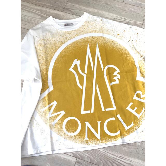 moncler logo tシャツ