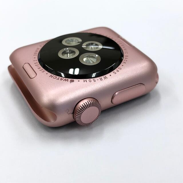 レア色 Apple Watch Serise2 ローズゴールド ピンク 42mm - 腕時計