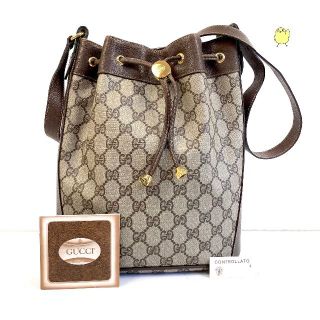 GUCCI - 美品 GUCCI グッチ オールドグッチ 巾着ショルダー GUCCI - 美品 GUCCI グッチ オールドグッチ 巾着ショルダー