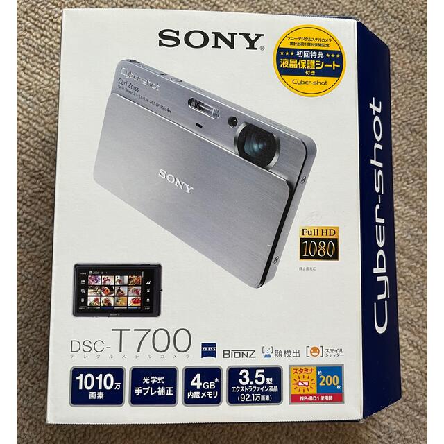 SONY(ソニー)のSONY Cyber-shot DSC-T700 ゴールド スマホ/家電/カメラのカメラ(コンパクトデジタルカメラ)の商品写真