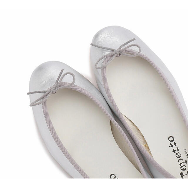 repetto(レペット)の【新品未使用】Repettoレペット ローヒールバレエシューズ シルバー 37 レディースの靴/シューズ(バレエシューズ)の商品写真