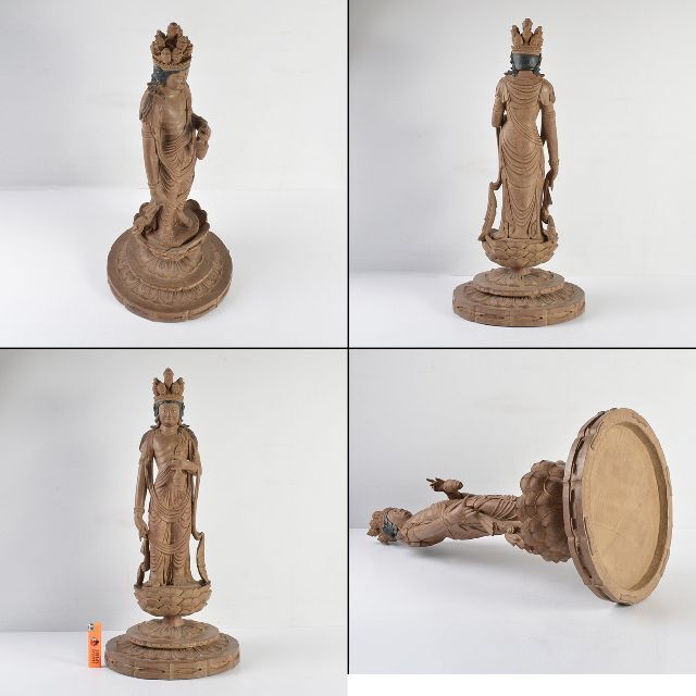仏教美術 樹脂製 十二面観世音菩薩像 仏像 重さ約3.64㎏ G R4768C-