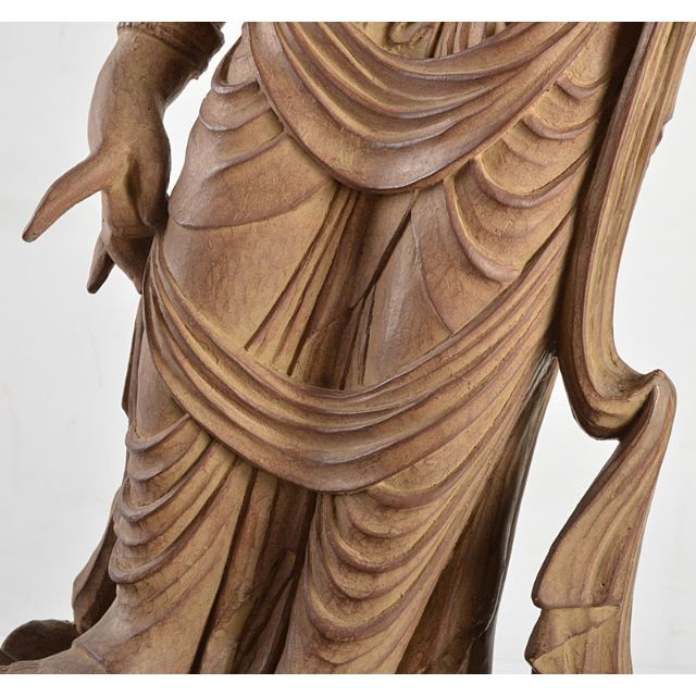 美術品/アンティーク仏教美術　樹脂製　十二面観世音菩薩像　仏像　重さ約3.64㎏　G　R4768C