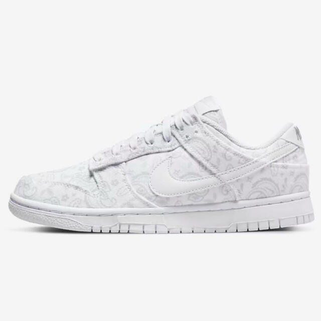 スニーカー定価以下 wmns NIKE DUNK LOW paisley 白 28.5