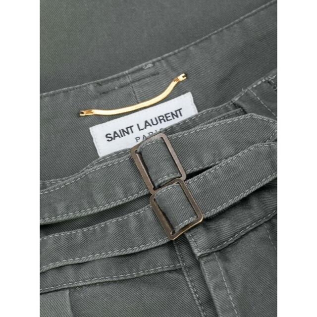 Saint Laurent(サンローラン)のSaint Laurentサンローラン　ミリタリーパンツ　クロップドパンツ レディースのパンツ(ワークパンツ/カーゴパンツ)の商品写真