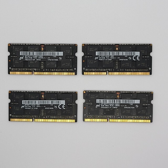 値引 Apple - パソコン用メモリー 8GB×4枚組 PCパーツ - www.proviasnac.gob.pe