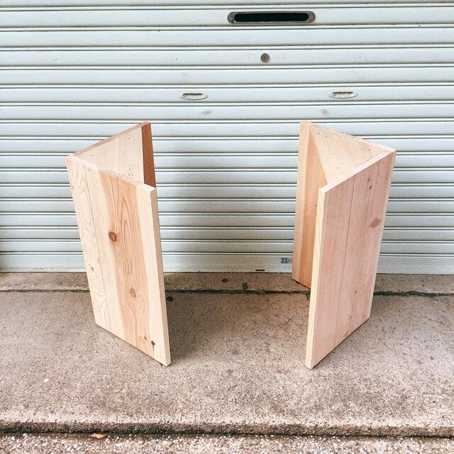 簡易木製テーブル脚