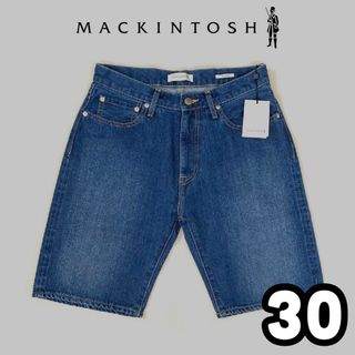 マッキントッシュ(MACKINTOSH)の新品 定価2.4万 MACKINTOSH ウォッシュ デニム ハーフパンツ 30(ショートパンツ)