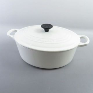 ルクルーゼ(LE CREUSET)のルクルーゼ ココットオーバル 両手鍋 オーバル 25㎝ SU3057P(鍋/フライパン)