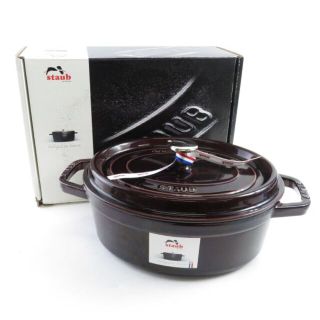 ストウブ(STAUB)のストウブ ピコ・ココット オーバル 両手鍋グレナディンレッド SU2999Z(鍋/フライパン)