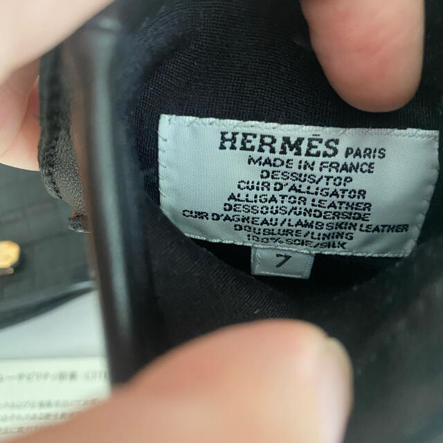 正規店仕入れの Hermes - エルメス クロコダイル アリゲーター 手袋 グローブ 手袋 - covid19.ins.gov.mz