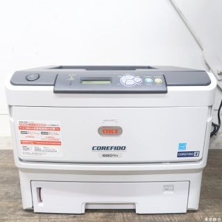 ほぼ未使用 OKI A3 モノクロレーザープリンター B801n トナー付-