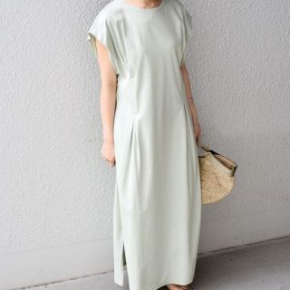 シップスフォーウィメン(SHIPS for women)の【出品5/21まで】SHIPS オーガニックコットンタックワンピース(ロングワンピース/マキシワンピース)